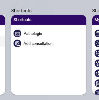 Medical home - Shortcuts